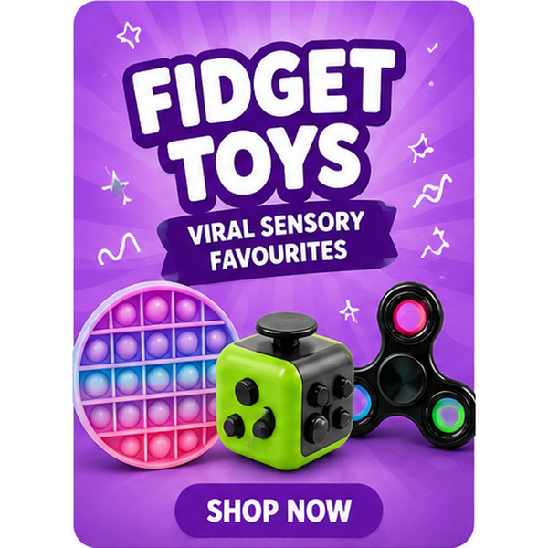 Colourful fidget toys