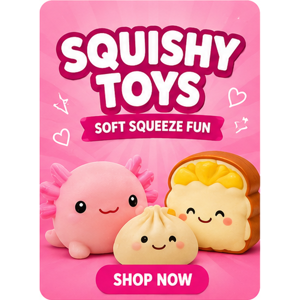 Colourful squishy sensory toys