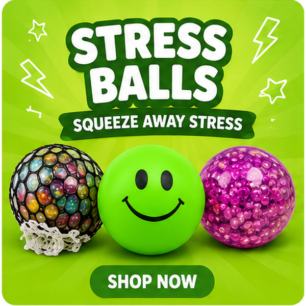 Colourful sensory stress balls