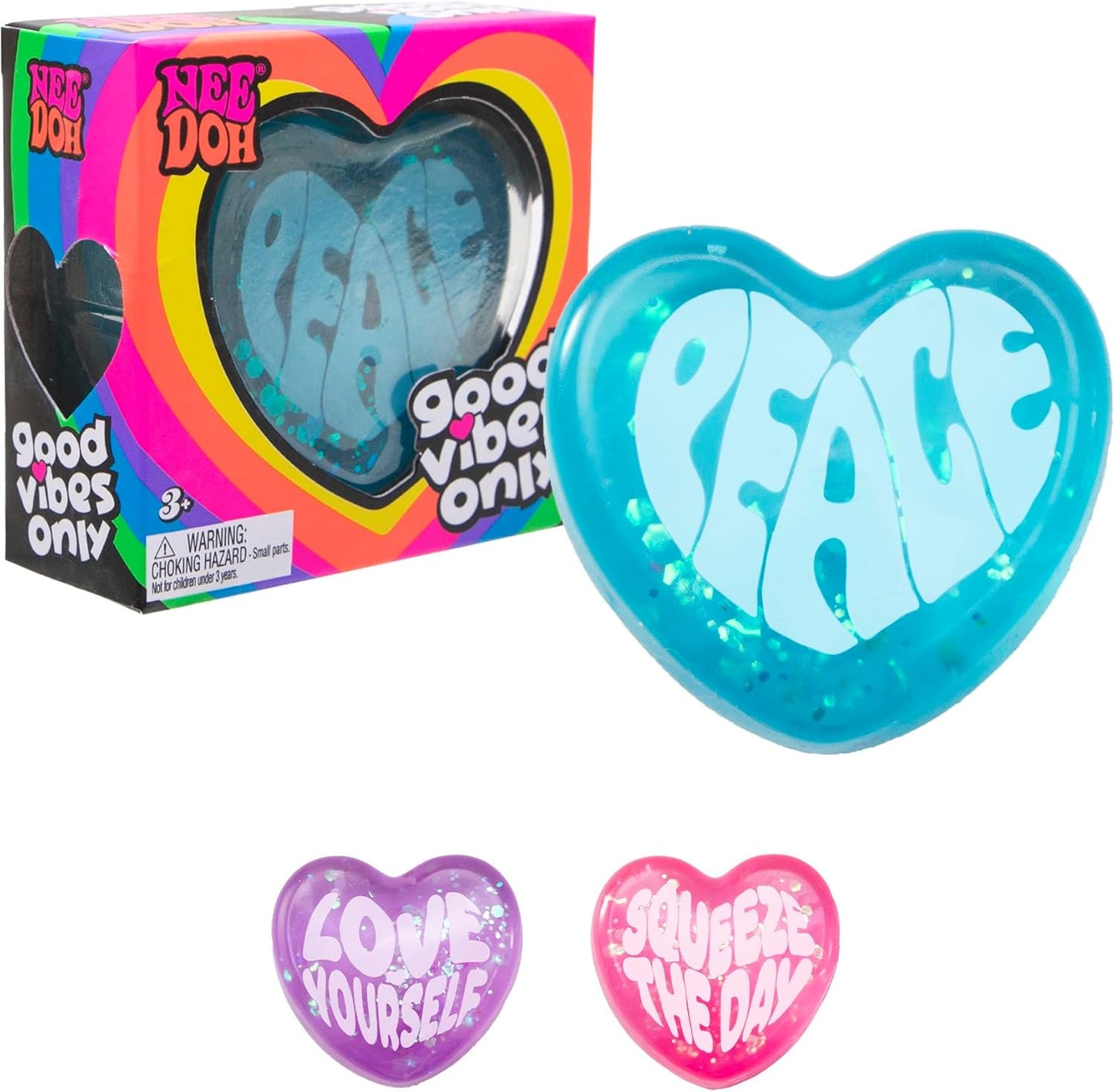 NeeDoh Good Vibes Only Squishy Stress Ball – alternate view 2