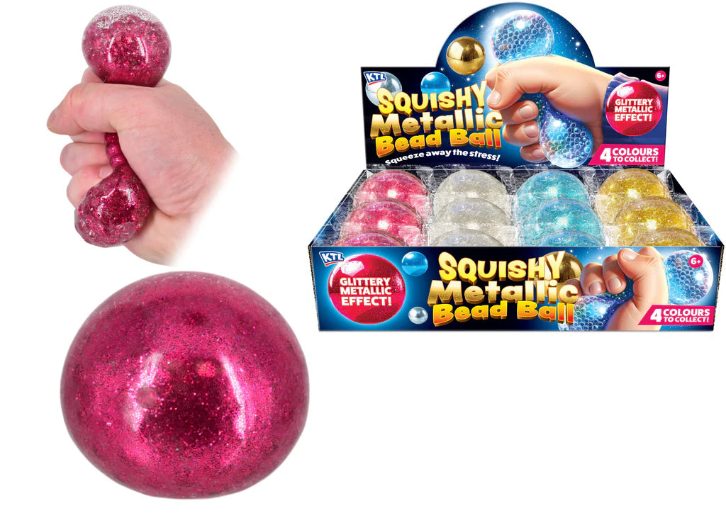 Squishy Metallic Bead Ball Assorted