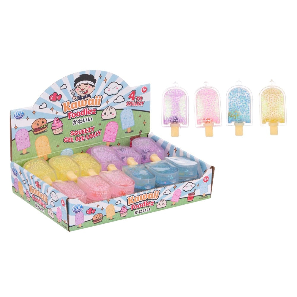 Kawaii gel ice lolly squishy sensory toy
