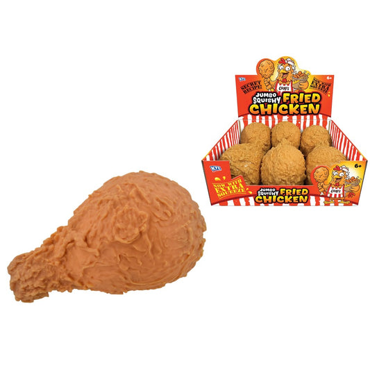Jumbo fried chicken drumstick squishy toy