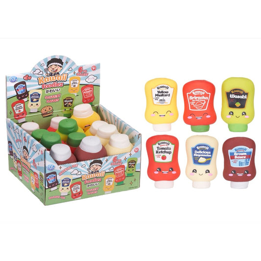Kawaii squeeze sauce bottle sensory toy 10cm