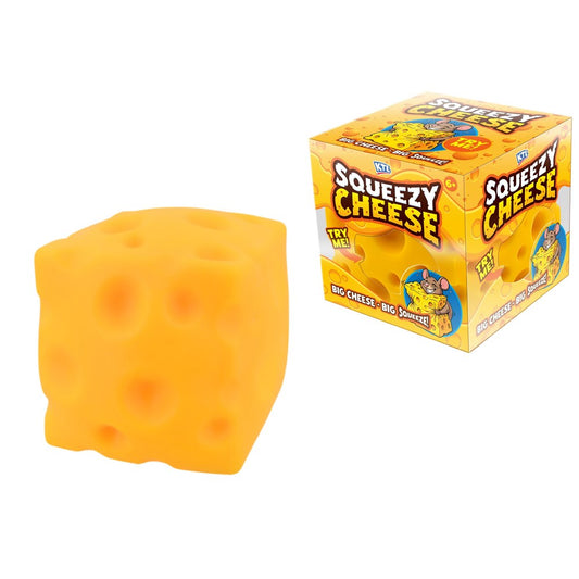 Squidgy jumbo cheese squishy toy
