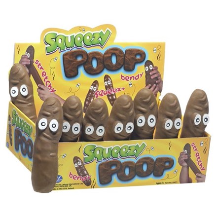 Stretchy squeezy poop sensory toy